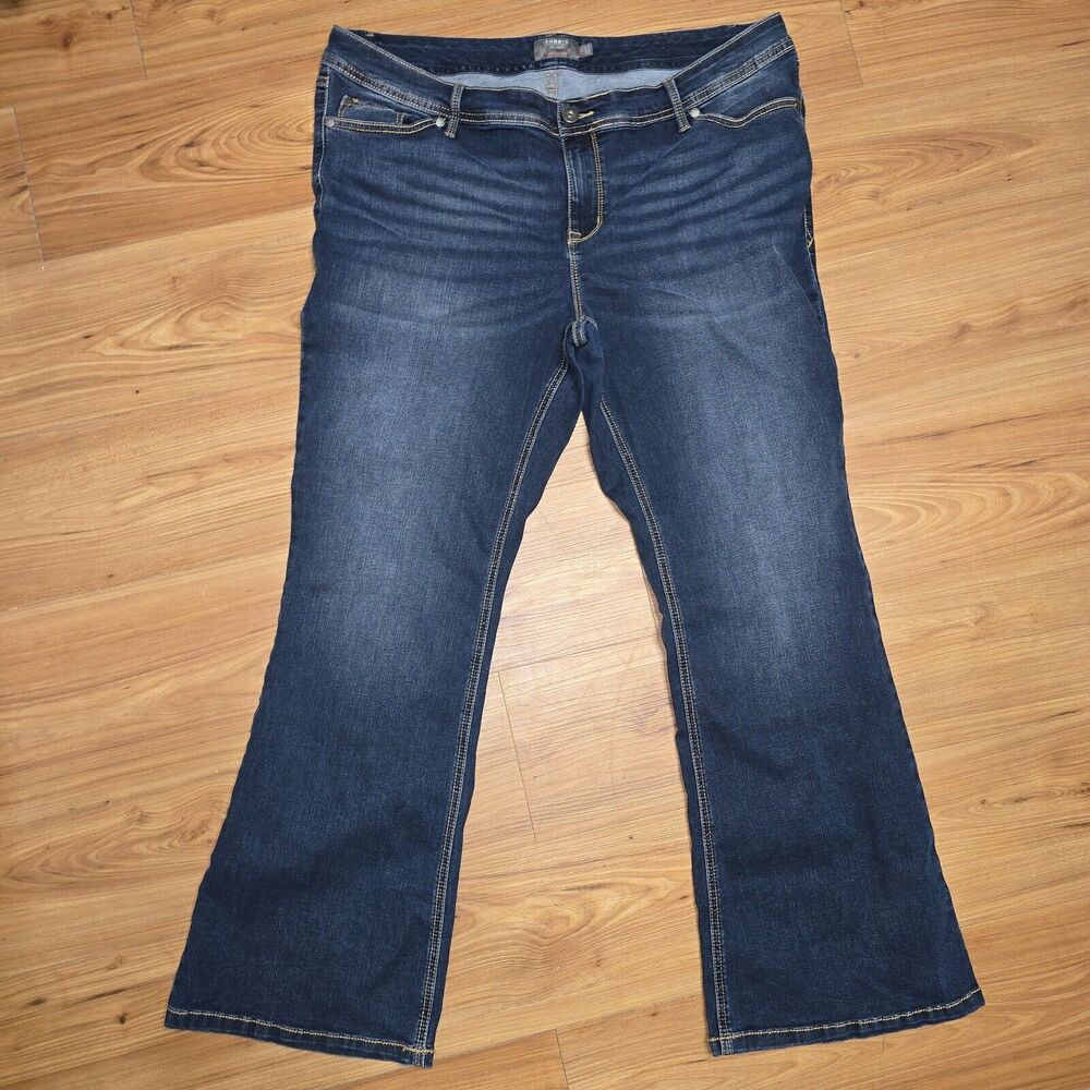 Torrid Luxe Slim Boot Size 20R Regular 20 Torrid Jeans Stretch Mid Rise